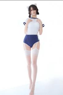 清纯少女五更百鬼：极致体操服角色扮演，猫耳与丝袜的清纯诱惑 [25P]