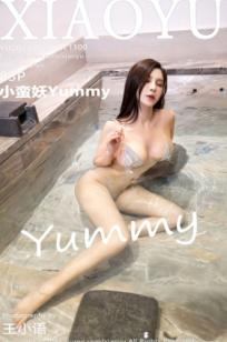 XiaoYu语画界-1100-小蛮妖Yummy-浴室湿身私房大尺度写真-银色超小三点内衣-性感美臀-2023.08.25