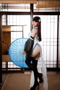 焖焖碳 - 碧蓝航线逸仙cosplay国风旗袍黑丝诱惑私房写真 [23P]