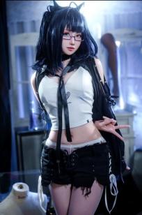 焖焖碳 - 黑茶子 Cosplay角色扮演，动漫风异瞳猫耳美少女，冷艳诱惑私房写真 [22P]