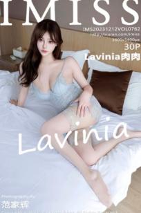 IMiss爱蜜社-762-Lavinia肉肉-室内私房写真-浅蓝蕾丝睡裙诱惑白嫩身材-2023.12.12