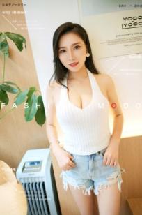 YouMi尤蜜-2019.10.31-婉婷-《伊人如霞》-都市街拍-紧身针织裙魅力写真-休闲咖啡馆约会时光