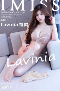 IMiss爱蜜社-748-Lavinia肉肉-深紫吊带蕾丝裙，唯美御姐居家私房与极致美腿诱惑 (2023.09.05)