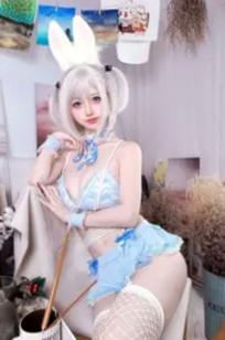 沖田凜花Rinka - 藍色兔子私房寫真，極品兔女郎角色扮演性感COS大尺度誘惑，70P高清攝影