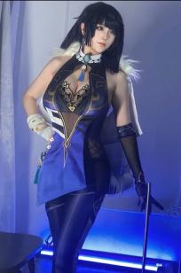 起司块wii写真 - 夜兰Cosplay二次元私房自拍，高冷御姐角色扮演系列 [52P]