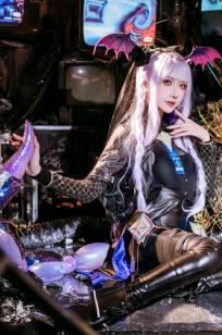 源纱希喵喵喵 - 明日方舟狮蝎COSPLAY废墟暗黑废土风精美套图 [23P]