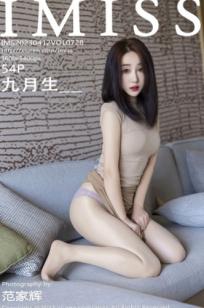 IMiss爱蜜社-728-九月生：极致性感私房写真，紫色蕾丝诱惑与丝袜美腿展现完美曲线