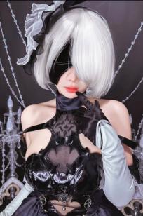 Pyon Lay - 2B 尼尔机械纪元Cosplay 极致绑带性感诱惑 高清私房写真