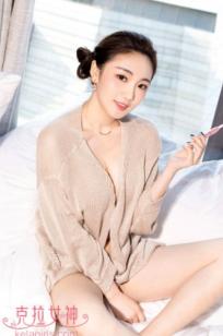 KelaGirls克拉女神：舒彤《云里雾里》唯美私房写真，针织开衫搭配蕾丝诱惑，呈现极致慵懒居家风