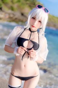 Fantasy-Factory-小丁Ding-天狼星-比基尼-动漫角色扮演海边写真-COSPLAY美图