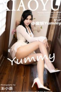XiaoYu语画界-869-小蛮妖Yummy-杭州日式唯美私房摄影-白色透视针织衫诱惑-2022.09.22