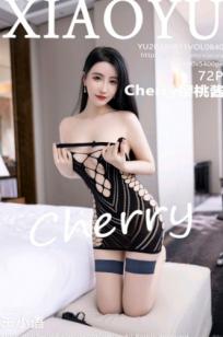 樱桃酱-语画界-840期-白色轻透修身连衣裙私房照-黑丝美腿极致诱惑-室内气质女神写真