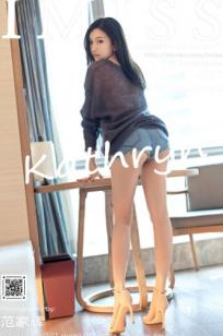 IMiss爱蜜社 571期：小狐狸Kathryn居家私房写真，针织衫与牛仔热裤演绎极致诱惑曲线，无圣光高画质大片