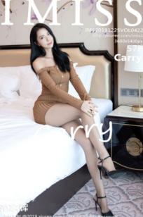IMiss爱蜜社-422-Carry-床上性感内衣秀，纯欲私房照尽显曼妙白嫩曲线