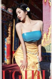 UGirls尤果圈娜露《心语心愿》：异域古建里的清新女神，泰式风情温婉动人写真