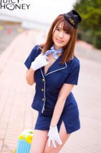 波多野结衣(Yui Hatano) Juicy Honey写真集，精选空姐制服与性感内衣诱惑，展现绝美女神气质