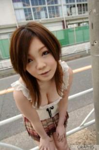 Graphis_小川奈美《Approaching Rapidly》日系清新写真，户外印花裙甜美装扮，治愈系纯欲女神街拍特辑
