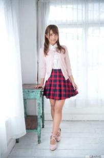 Graphis 樱萌子《Happy Chance!》清新校服美少女写真集，甜美家居风格私房照