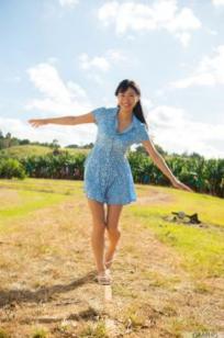 Graphis_桐谷まつり/桐谷茉莉『Soleil』户外写真，白衬衫甜美诱惑与自然清新唯美大片