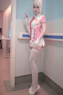 Bangni邦尼 - 碧蓝航线 海因里希亲王 粉色护士制服私房角色扮演