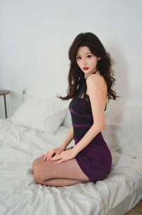 [YITUYU] 2026.04.24 纯欲风包臀裙 白纱光影下的紫调温柔 林瑜 [73P] 卧室私房美腿诱惑