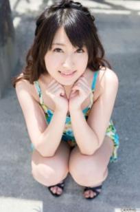 Graphis_美里有纱《Blue & Green》海边户外沙滩写真，清纯碎花吊带裙，秀迷人美腿与极致诱惑