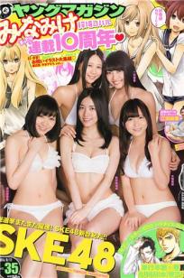 [Young Magazine]高清写真图2014 No.35-37 中村静香 さいとうまりな SKE48 江田结香