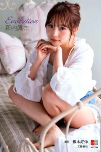 新内眞衣 - Evolution 优雅气质写真，蓝裙礼服与居家休闲风格大片