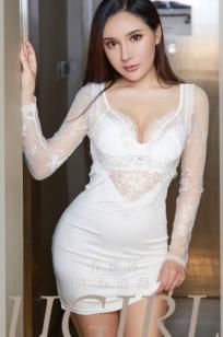 UGirlsApp尤果圈爱尤物-2819-乔雅冰《值不值得》：白色蕾丝包臀裙私房写真，气质美女秀修长美腿，性感诱惑展现曼妙曲线