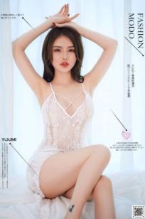 YouMi尤蜜陈宇曦《飘逸の小仙女》白色蕾丝透视内衣私房照，性感气质女神，大尺度无圣光写真
