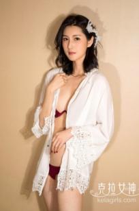 KelaGirls克拉女神-2018.05.21-王睿-清凉一夏：室内私房比基尼搭蕾丝罩衫写真