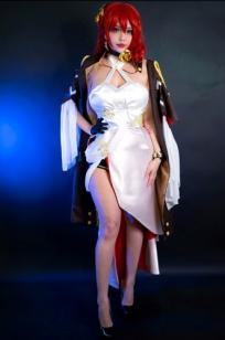 Hana bunny - Himeko 崩坏星穹铁道角色扮演，大尺度性感cos，极致曲线，御姐风采