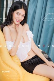 YouMi尤蜜-2018.07.02-Ada-《艳遇桃花源》：性感纯欲白色露脐装，私房照大尺度白嫩身材诱惑
