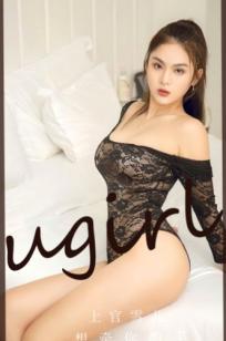 UGirlsApp尤果圈爱尤物-2742-上官雪儿《向牵你的手》：身穿黑色透视蕾丝连体衣，卧室私房大尺度性感照，傲人曲线尽显，绝对诱惑，高清养眼福利