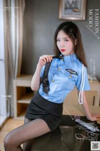 YouMi尤蜜-抖娘利世-制服诱惑系列-黑丝女警角色扮演-性感警花大尺度私房高清写真