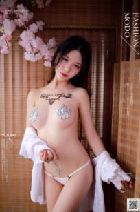 YouMi尤蜜-抖娘利世《风情居酒屋》：极品女神身着性感内衣，点缀璀璨水钻，演绎极致日式唯美诱惑写真