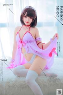 YouMi尤蜜-2020.12.17-您的蛋蛋-《睡衣派对加藤惠》清新二次元Cosplay白丝私房写真
