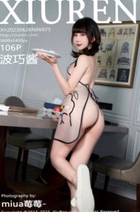 秀人网波巧酱居家私房写真：女友早餐主题，透明围裙诠释极致性感与厨台诱惑