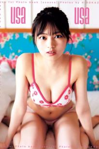 《宇咲 - USA USA》日系性感沙滩比基尼与私房兔女郎写真