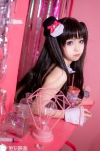 蠢沫沫-077-女仆凛：二次元Cosplay动漫风，极致美腿与黑丝制服诱惑，甜美梦幻写真