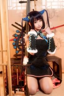 蠢沫沫-084-杨玉环二破，精美古风COS作品，私房角色扮演展现诱人美腿与娇羞气质