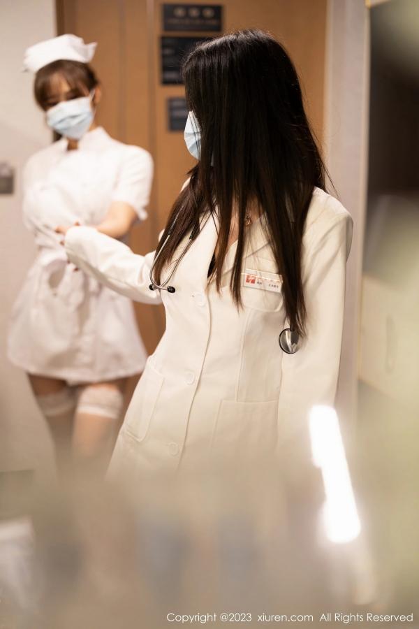   [XiuRen]高清写真图 2023.02.23 No.6312 模特合集 护士服 美腿第3张图片