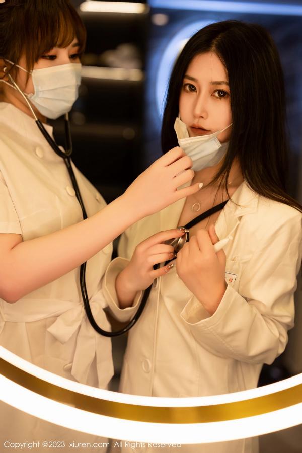   [XiuRen]高清写真图 2023.02.23 No.6312 模特合集 护士服 美腿第6张图片
