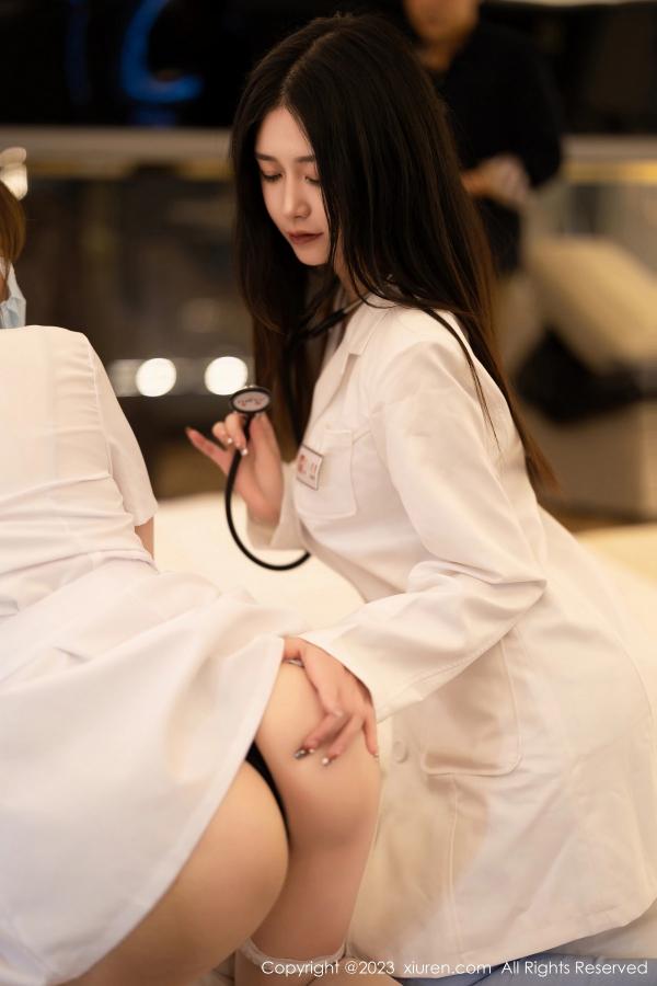   [XiuRen]高清写真图 2023.02.23 No.6312 模特合集 护士服 美腿第13张图片