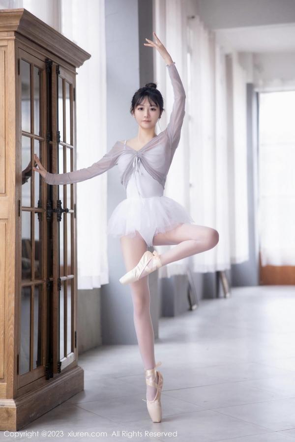   [XiuRen]高清写真图 2023.04.18 No.6592 谢小蒽 芭蕾舞蹈第14张图片