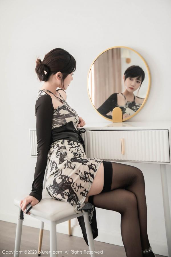   [XiuRen]高清写真图 2023.07.03 No.7015 严利娅Yuliya 黑丝美臀第31张图片