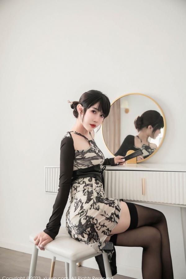   [XiuRen]高清写真图 2023.07.03 No.7015 严利娅Yuliya 黑丝美臀第32张图片