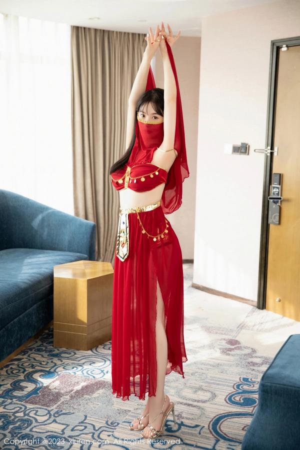   [XiuRen]高清写真图 2023.07.19 No.7103 柚琪Rich 西域舞服第3张图片