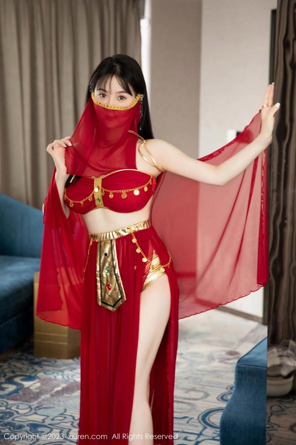   [XiuRen]高清写真图 2023.07.19 No.7103 柚琪Rich 西域舞服第8张图片