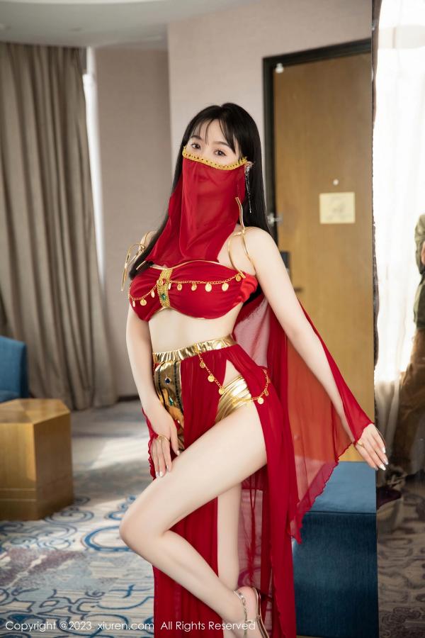   [XiuRen]高清写真图 2023.07.19 No.7103 柚琪Rich 西域舞服第9张图片